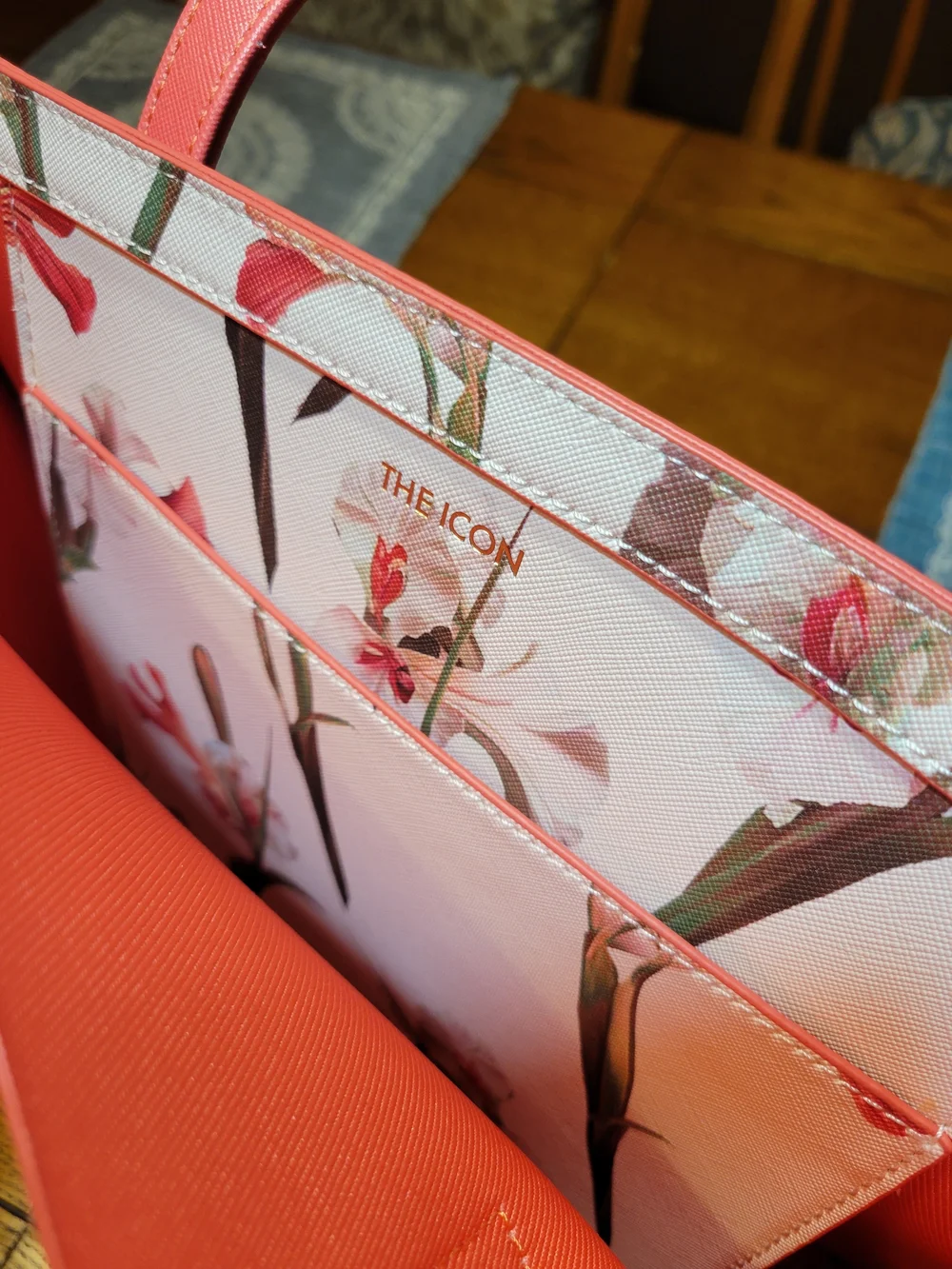 Ted Baker The Icon Iris Floral Print Large Tote Bag